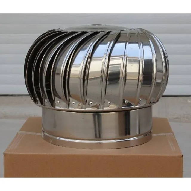 
300MM Stainless Steel No Power Roof Turbo Fan Wind Turbine Ventilator For Warehouse 
