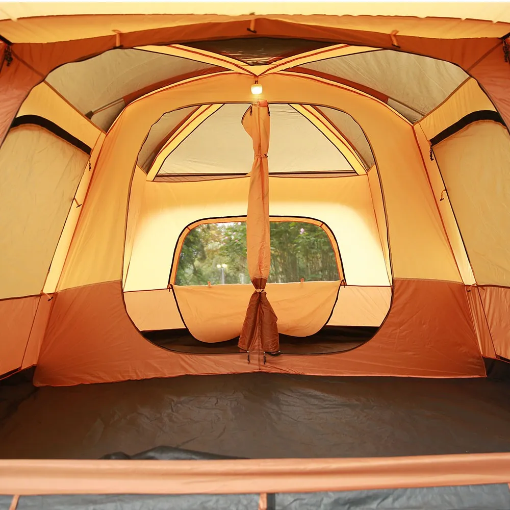 4 season outdoor custom big family tents for 6+ person family camping tent carpa para 12 personas