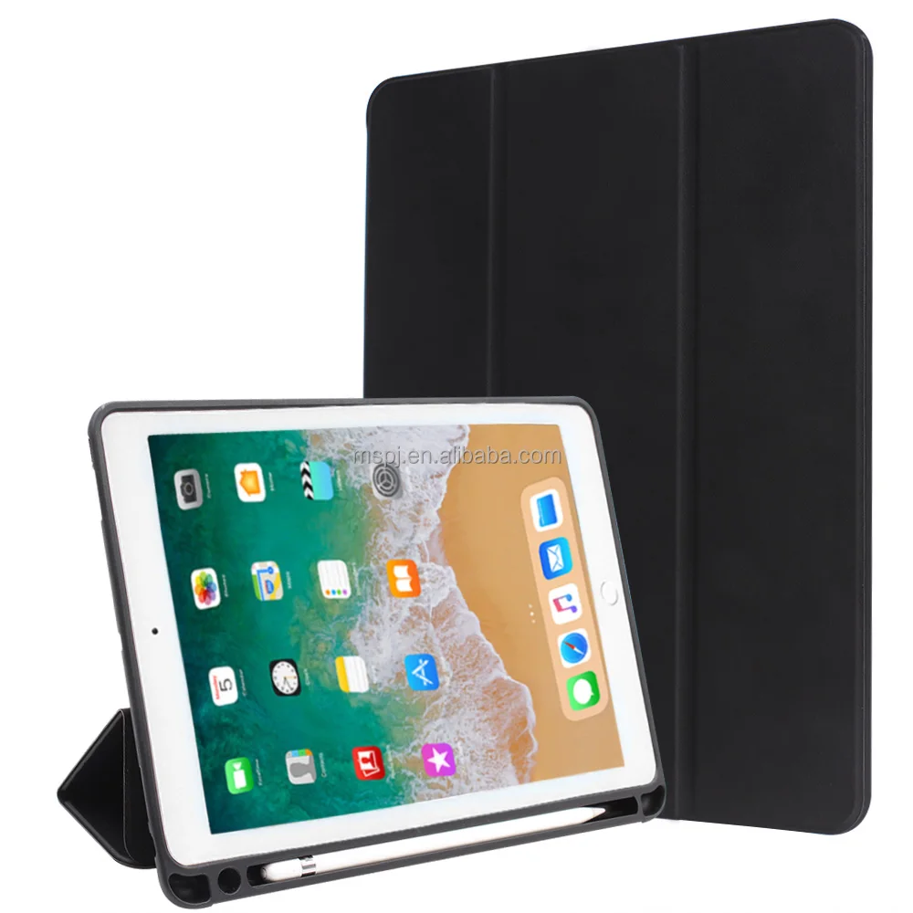 

Anti-Scratch Shockproof Trifold Cover Stand PU Leather Smart Case for iPad pro 12.9 inch, Black;blue;red;brown