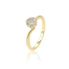 15743 xuping jewelry 14K gold color Elegant cluster crystal fashion modern copper luxury designs for women