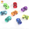 New model customized colorful mini transparent pull back car for kids