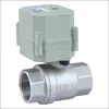 Stainless Steel electric actuator water ball valve with manual override and feedback signal
