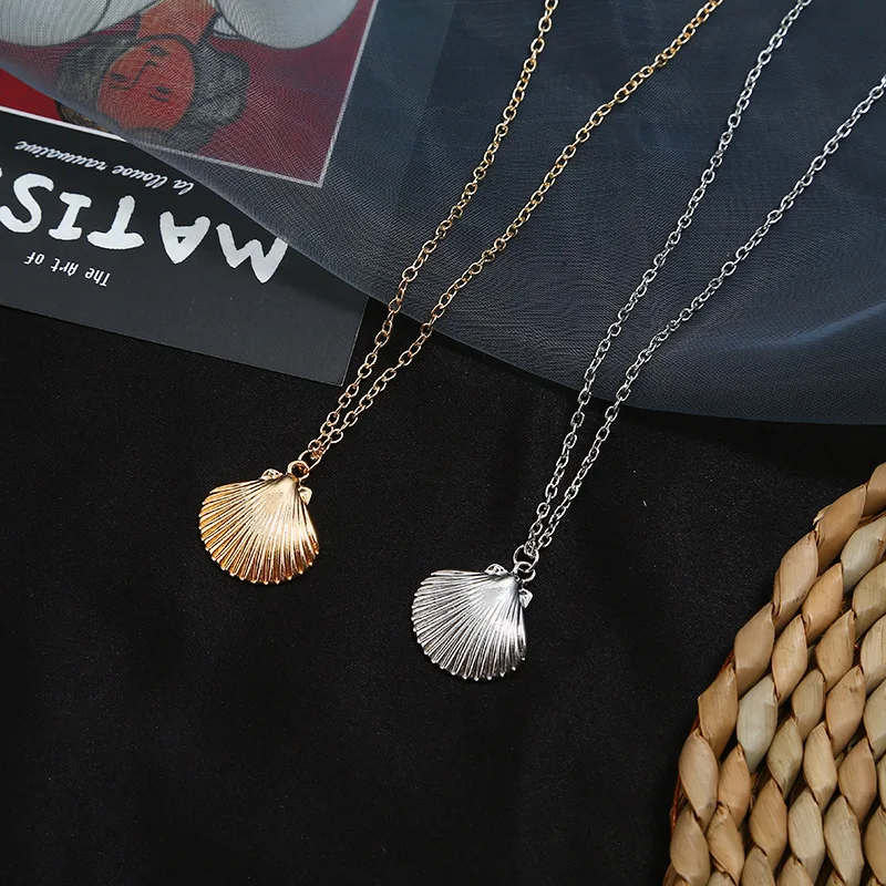 Boho Cowrie Shell Starfish Necklace For Women Choker Minimalist Beads Chain N7