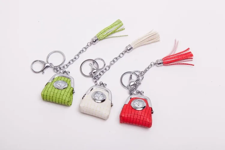 Ys01 2016 Chinese New Creative Small Bags Clock Keychain Fashion