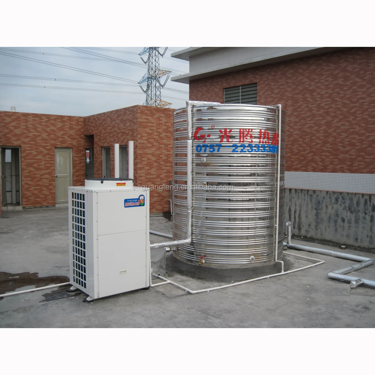 
Air to water heat pump Copeland compressor 