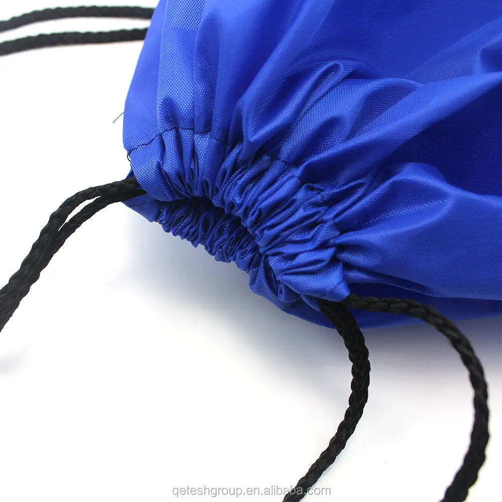 
High Quality Custom Polyester Drawstring Shoe Bag With Logo Printed 