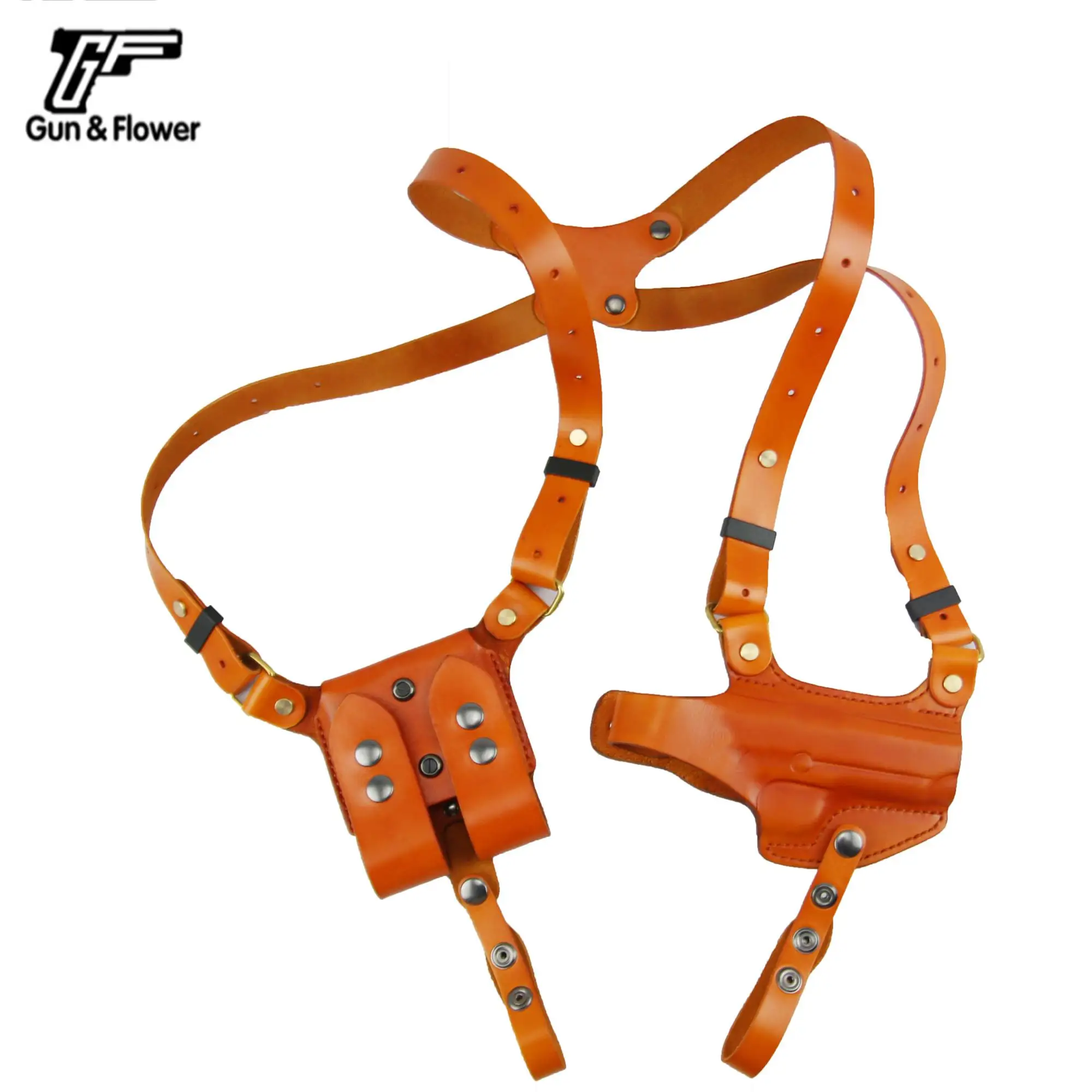 Gunflower Italy Full Grain Genuine Cowhide Universal Leather Gun