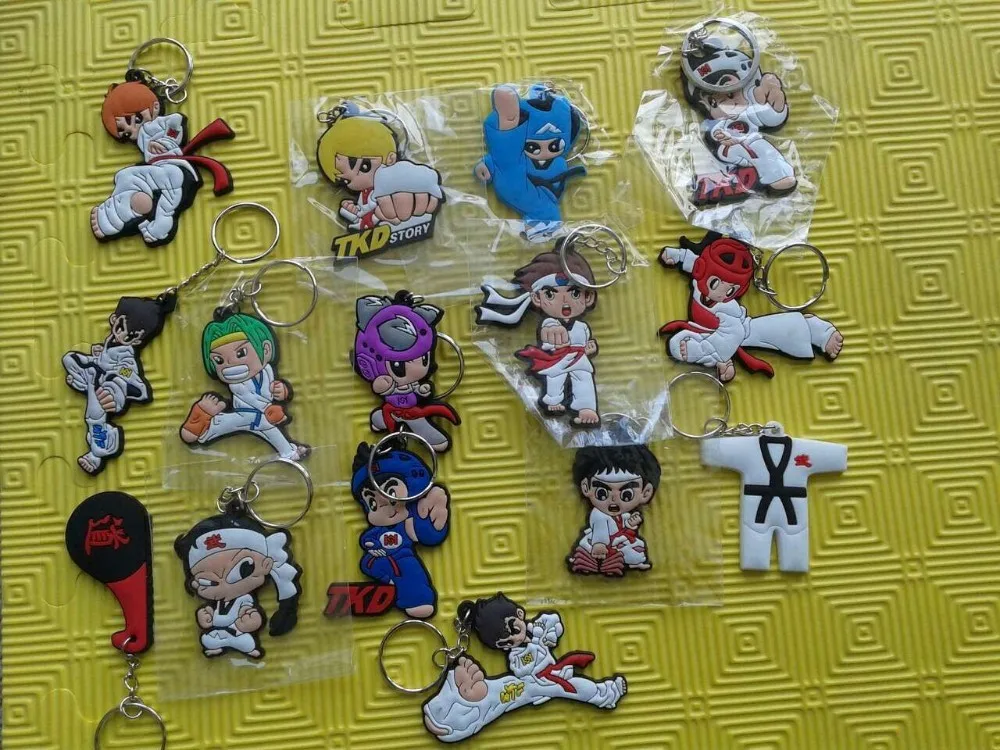 Ctom Martial Arts Decor,Acrylic Taekwondo Ornaments,Personalized Bag