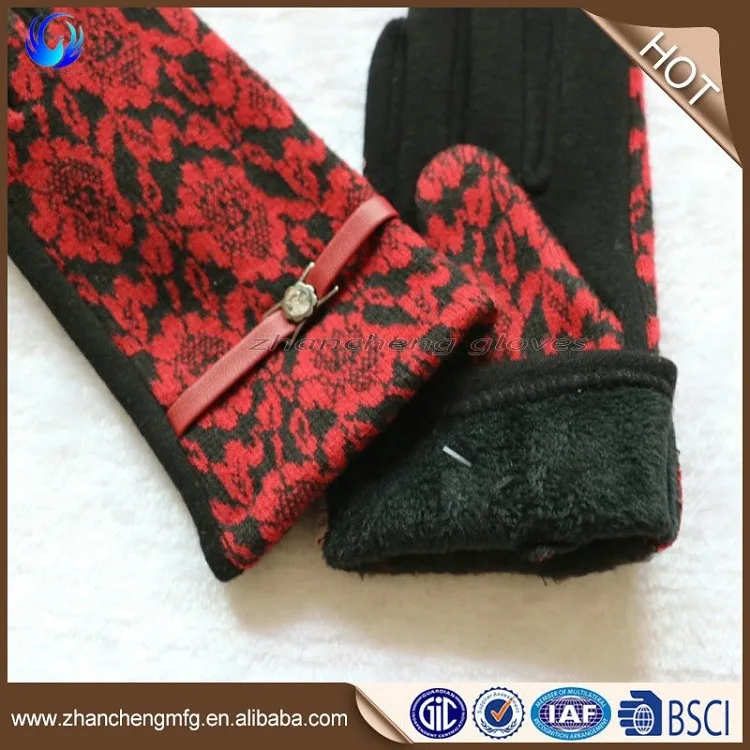 cute touch screen winter gloves