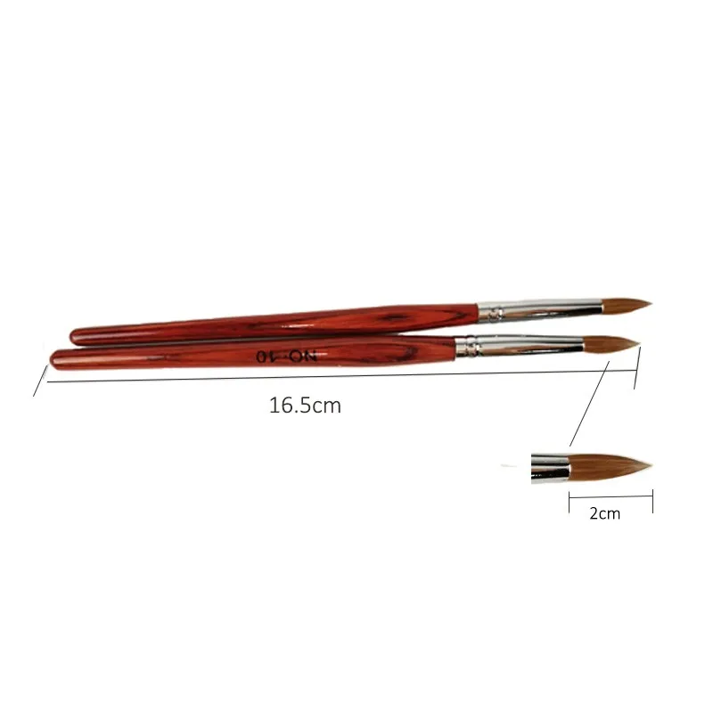 Ibelieve Wooden Handle Glitter Bulk Pure Kolinsky Germany Acrylic Nail