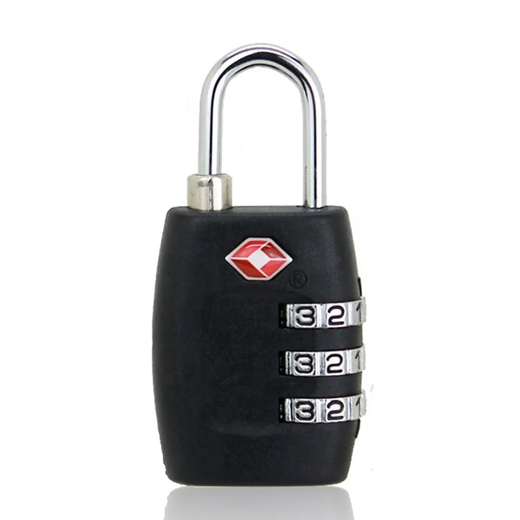 

TSA335 3 digital combination TSA Approved Traveling suitcase padlock 20mm unity padlock tsa fixed locker travel luggage lock