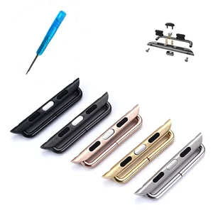 Stainless Steel hotsale Iwatch Band Adapter Connection Watch Strap Connector for Apple Watch Iwatch (42mm 42mm) 4 colors