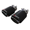 high quality carbon fiber Muffler Akrapovic Exhaust pipe tips for car decoration