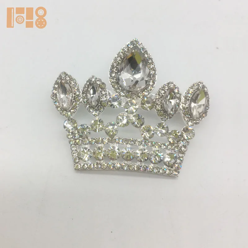 

Jewelry fashion crystal crown channel broches pins brooches for wedding dress 2019