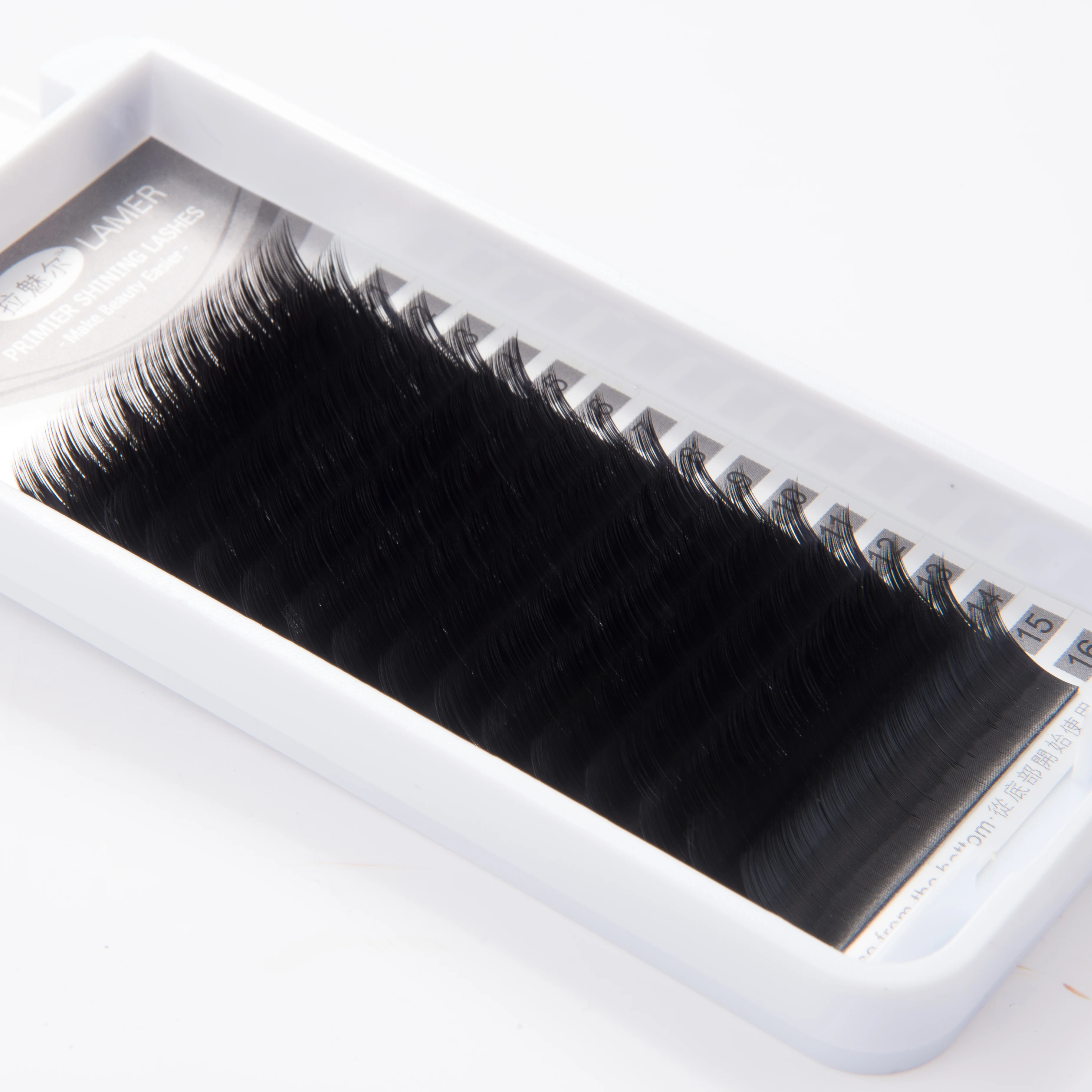 

INDIVIDUAL Silk False Black EYE LASHES EXTENSION Makeup Tools mix tray, Any color