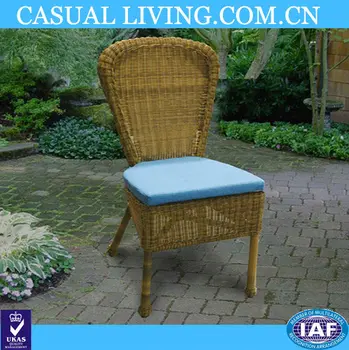 High Quality Outdoor Wicker Chair High Back Rattan Dining Chair