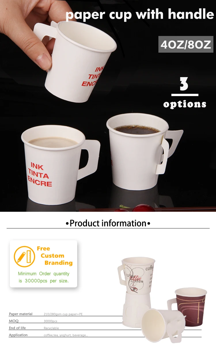 Disposable Paper Cup With Handle,Handle Paper Cup Buy Disposable