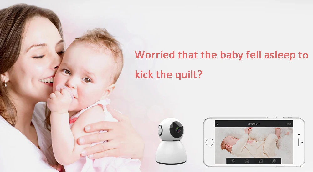 Full HD 1080p home security camera system wireless wifi Indoor IP baby camera monitor