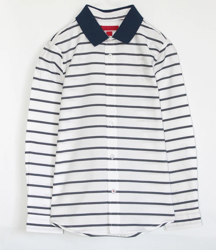 
Cheap baby clothes cotton white new style fashion design school boys uniform shirts 