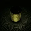 Big hollow out custom pattern metal solar lantern led light garden