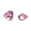 Grade AAA Synthetic Cubic Zirconia Heart Shape 8x8mm Pink Color CZ