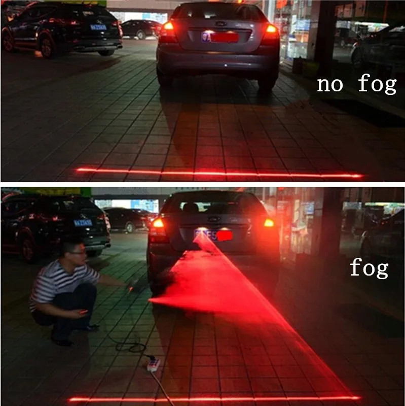 Car Laser Fog Lamp Universal 1224v Antifog Laser Tail Safety Led Fog