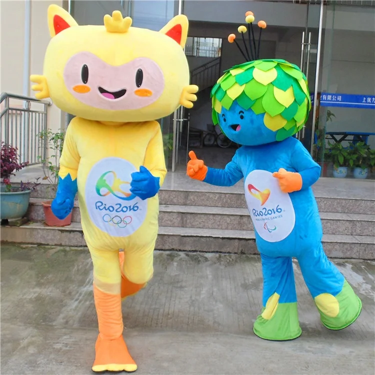 
Hot sale plush adult Brazil world mascot costumes 