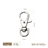 Zinc alloy metal swivel lobster claw 4.4g snap hook dog hook for dog