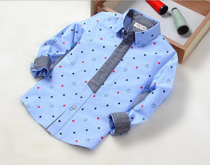 
top name brand children corduroy dress new style patter boys shirts 