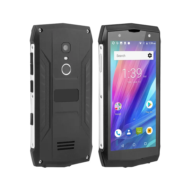 POPTEL P8 5 Inch Screen 3750mAh Battery NFC IP68 Waterproof 4g new Android Rugged mobile phone