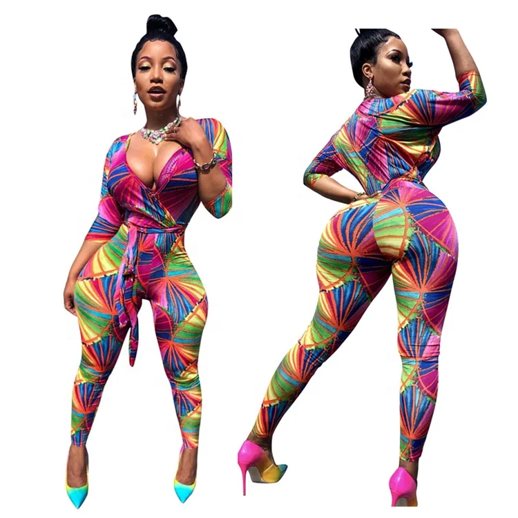 

New arrival fashion womens workout jumpsuits wholesale, As shown