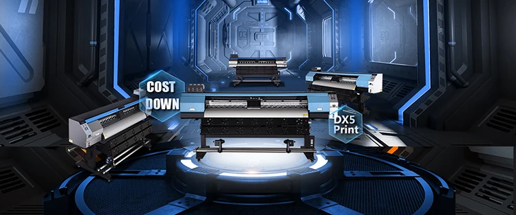 Good quality 1.6m dx5 head eco-solvent printer with cmyk