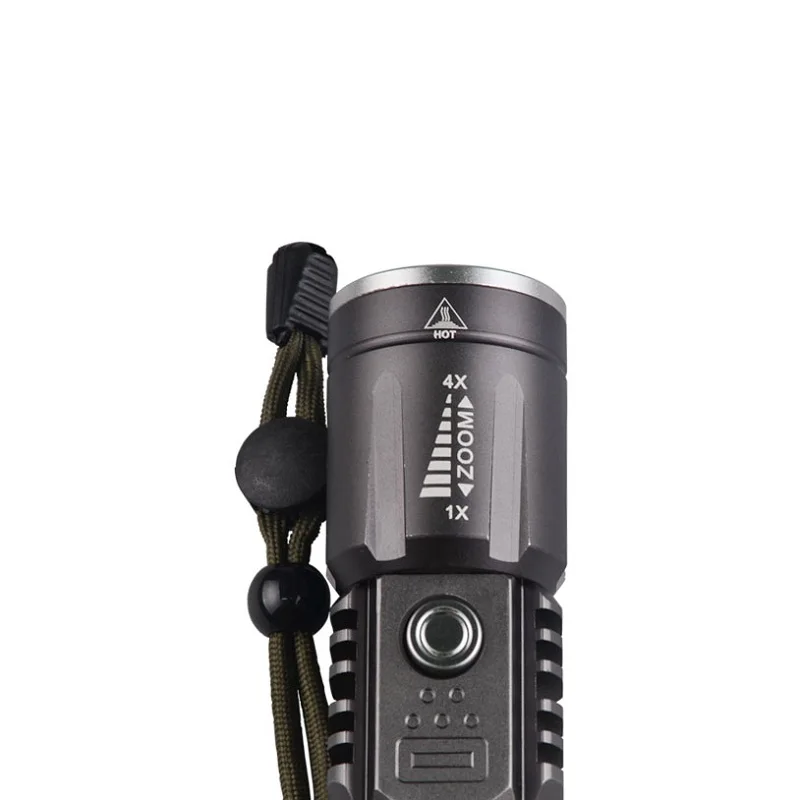 Multi-function 4 Modes G700 Zoomable Waterproof XM-L U2 USB LED Rechargeable Torch