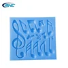 Musical Note Pattern For Soap Decoration Silicone Rubber Soap Mold