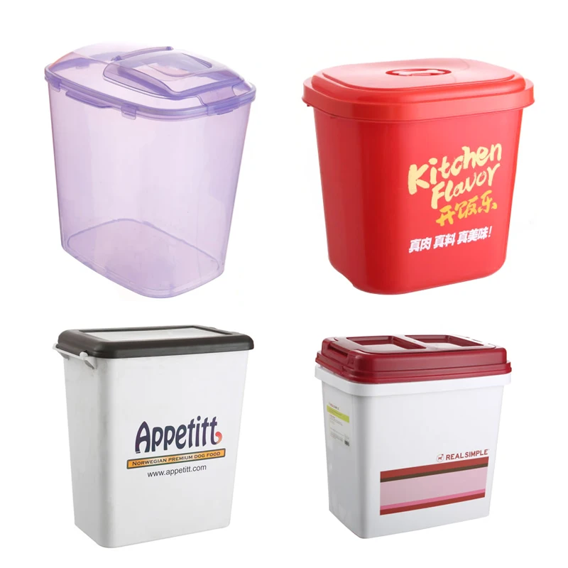Wholesale Large Capacity 20kg Plastic Pet Container For Dog Food