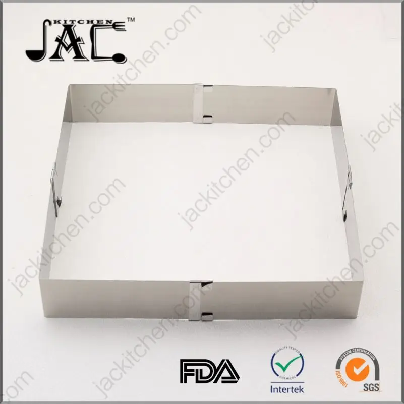 Kitchen Accessories Stainless Steel Rectangle Cake Mold
