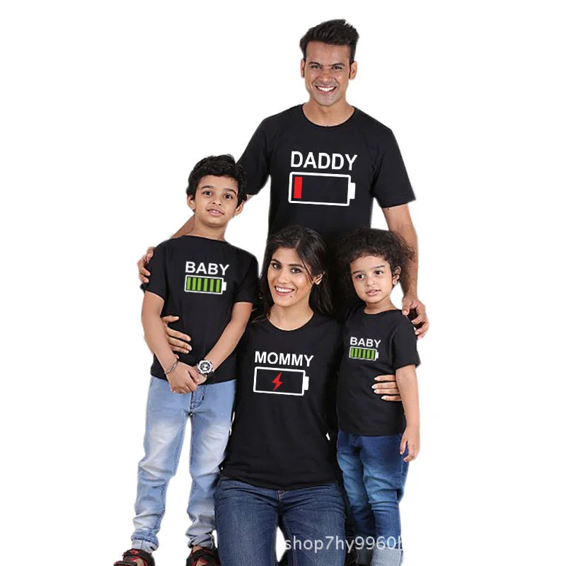 

Family Matching Outfits 2020 Summer Fashion T-shirt Outfits Mother And Daughter Shirt Father and Son Baby Boy Girl Set