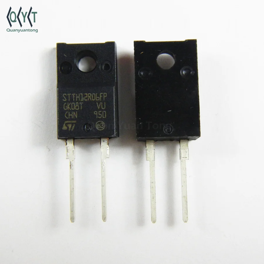 2 pieces STTH1506TPI Tandem 600V Hyperfast RECTIFIER 15A 15ETH06