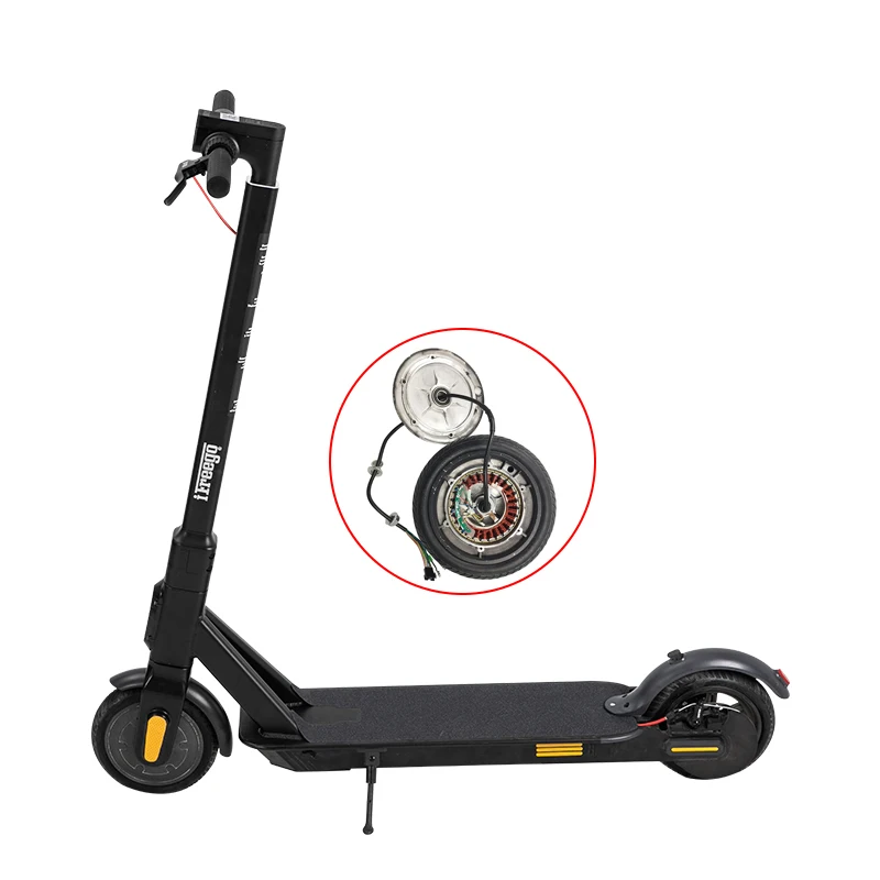 

electric scooter sharing smart lock anti-theft 2g/4g waterproof 8.5 inch motor parts GPS sharing kick electric scooter, Black