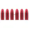 9mm Precision Dry Fires Snap Caps For Safety Training Patrice Dummy Rounds Aluminum (6 Pack) w/ Sling