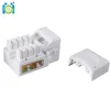 10-PACK Cat6 / RJ45 Keystone module Connector, Keystone Punch Down Stand , White
