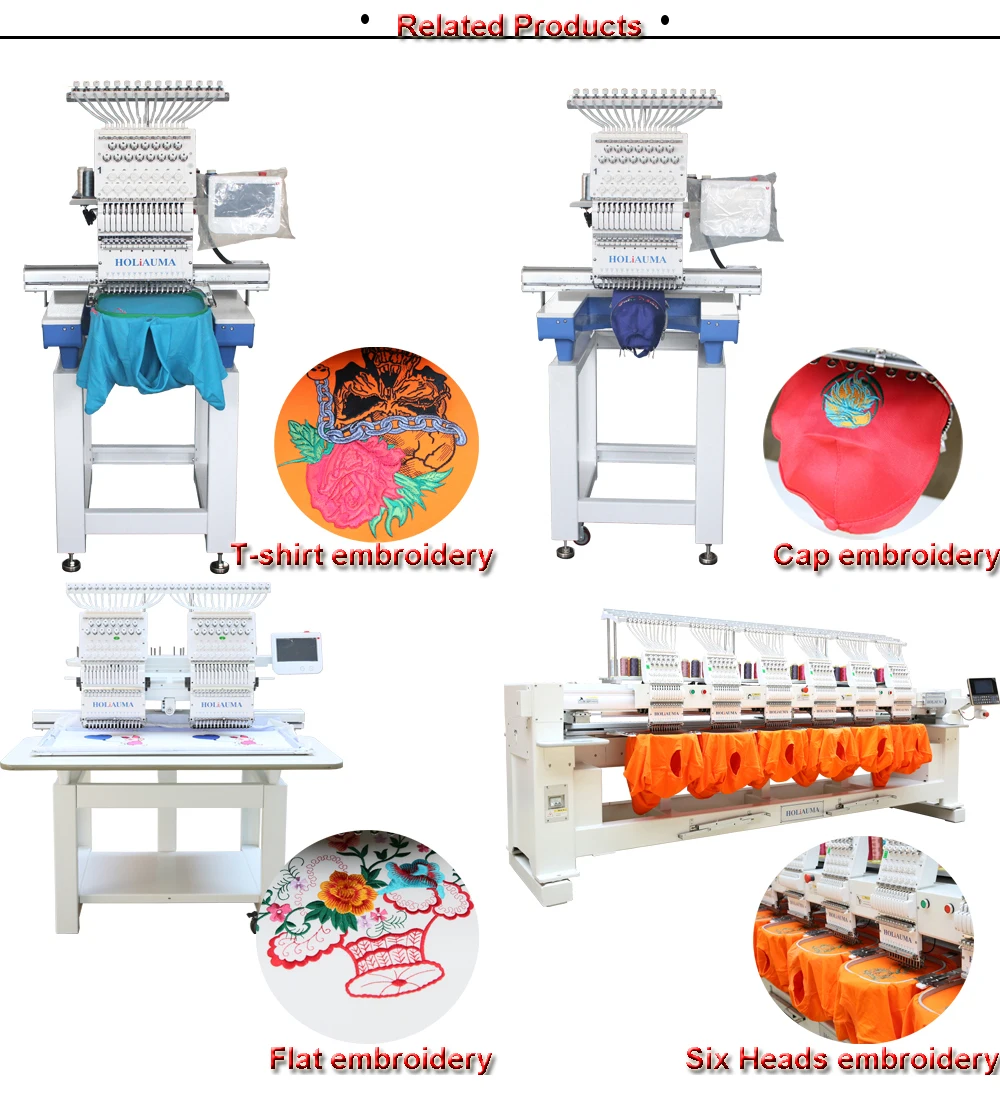 6 Heads Similar Elucky Embroidery Machine Price Not Second Hand Sewing