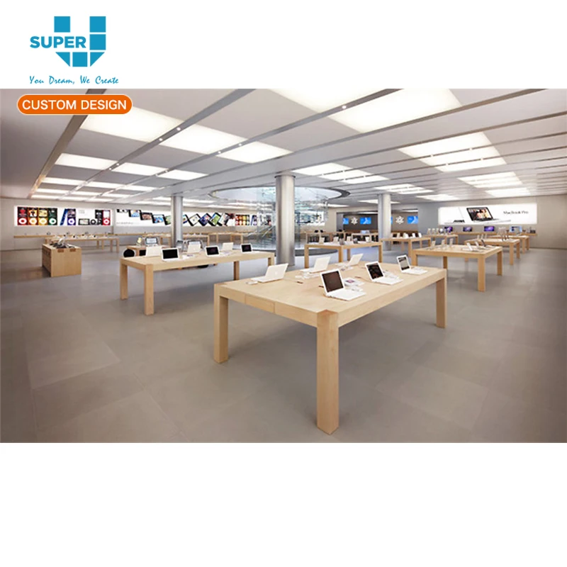 Tailored Modern Shop Decoration Cell Phone Retail Store Exhibition Furniture Mobile Phone Store