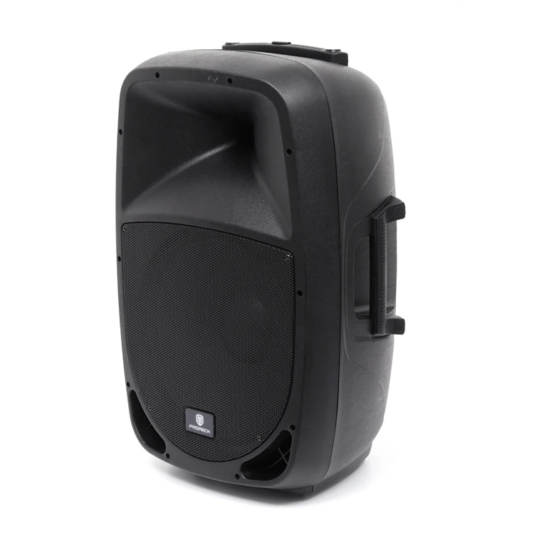 

Professional plastic cabinet portable speakers subwoofer, Black plastic cabinet