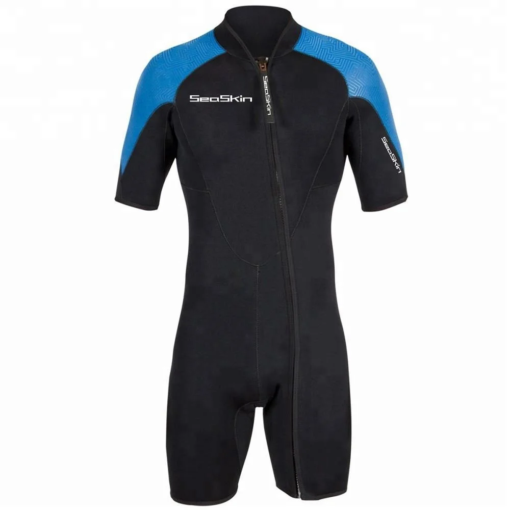 Men's 3mm Neoprene Front Zip Shorty Wetsuits Buy Shorty Wetsuits