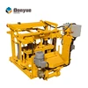 Concrete Block Plant manual brick laying machine QT40-3A which can produce solid and hollow block in Kenya