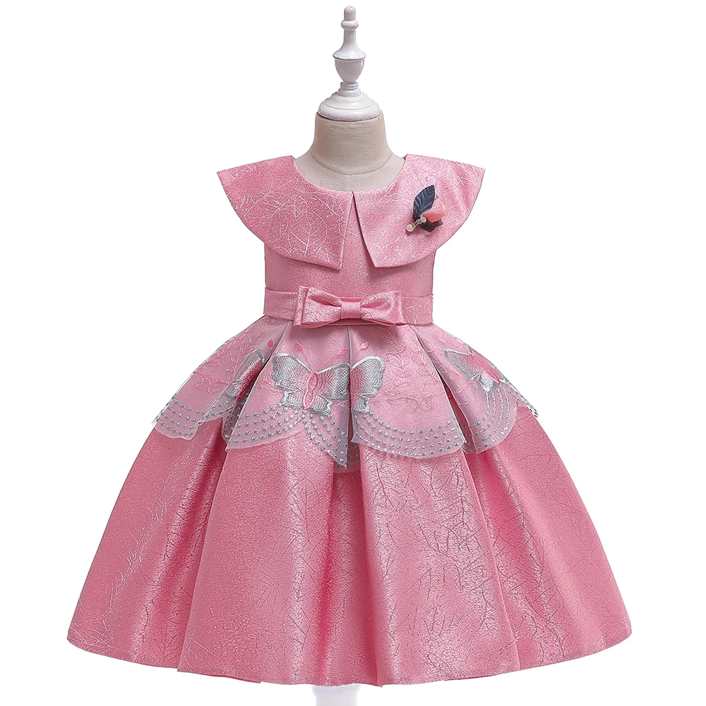 Kids Clothes Wholesale Elegant High Quality Lace Kids Puffy Party Dress ...