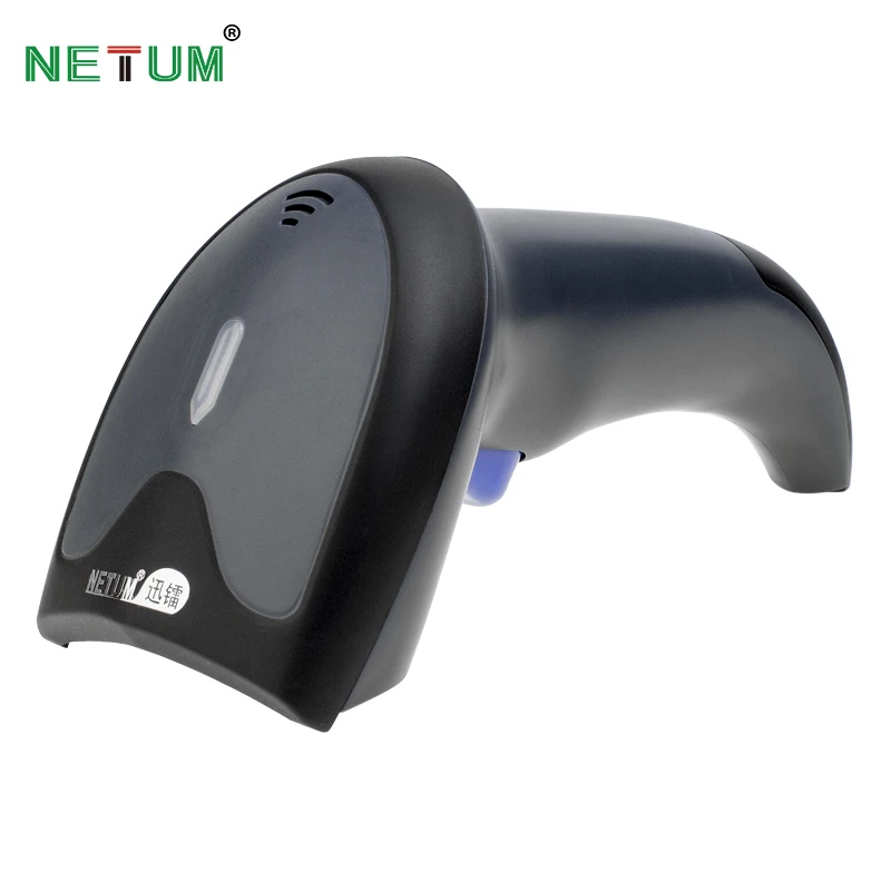 

android and ios supermarket handheld 2d wireless barcode scanner QR code reader price nt-w8, Black