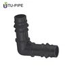 DIN 90 degree PP elbow pipe fittings for agriculture drip irrigation system
