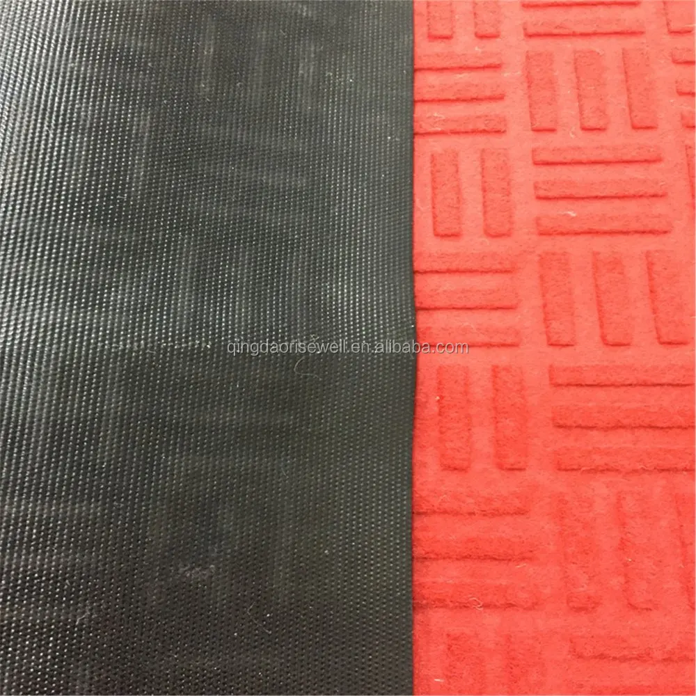 Top selling rubber deur matten/custom embossing logo deur mat ...